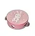 AdamToys Tamburin Kaninchen Musikintrument Spielzeug Holzspielzeug Schellentrommel rosa — 9