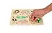 Holz-Steckpuzzle ab 1 Jahr, Tiere auf Safari, Kinder - Holzpuzzle 8 Elemente - Am Griff herausziehbar - Sensorisches Spielzeug - Exotische Tiere und Pflanzen — 6