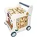 Lauflernwagen Holz Multi-Activity, 5-in-1 Spielzeug, Babywalker, Waldabenteuer, Waldtiere - Kinderspielzeug ab 1 Jahr - Lauflernwagen Junge, Mädchen - Blöcke, Stichsäge, Rad, Klemmbretter — 18
