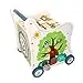 Lauflernwagen Holz Multi-Activity, 5-in-1 Spielzeug, Babywalker, Waldabenteuer, Waldtiere - Kinderspielzeug ab 1 Jahr - Lauflernwagen Junge, Mädchen - Blöcke, Stichsäge, Rad, Klemmbretter — 15