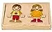adam toys Magnetisches Holzspiel, magnetisch Anziehpuppen, Kinder aus Aller Welt, 24 Magnetteile - Magnetpuzzle für Kinder ab 3 Jahren - Junge, Mädchen - Magnetspielbox – Lernspielzeug — 15