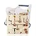 Lauflernwagen Holz Multi-Activity, 5-in-1 Spielzeug, Babywalker, Waldabenteuer, Waldtiere - Kinderspielzeug ab 1 Jahr - Lauflernwagen Junge, Mädchen - Blöcke, Stichsäge, Rad, Klemmbretter — 27