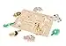 Holz-Steckpuzzle ab 1 Jahr, Tiere auf Safari, Kinder - Holzpuzzle 8 Elemente - Am Griff herausziehbar - Sensorisches Spielzeug - Exotische Tiere und Pflanzen — 9