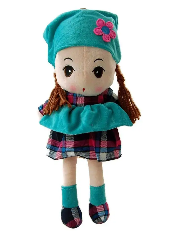 Fluffy Colours Weichpuppe Lena Stoffpuppe Kuschelpuppe Schmusepuppe Spielpuppe Stoff Puppe