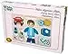 Motorik-Spielzeug mit der Figur Adam, Busy Board, Activity Board aus Holz, für Kinder ab 3 Jahren - Lernspielzeug - Zum Aufhängen im Kinderbett - Bemaltes Holz mit vorstehenden Elementen — 21