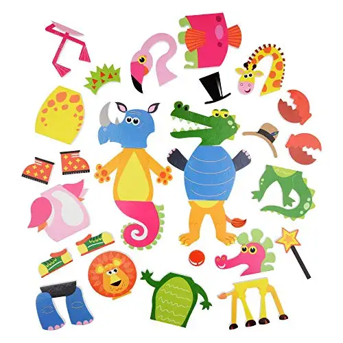Buddy & Barney Bath Time Stickers Toy for Kids (Weird & Wonderful Animals) — 5