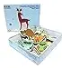 Holzmagnete WILDTIERE 14STK Holz Magnete Tiere Kindermagnete Kinder Spielzeug — 3