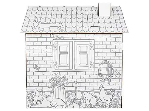 Legler 10015 - Spielhaus, Häuschen, aus Bastelkarton — 11