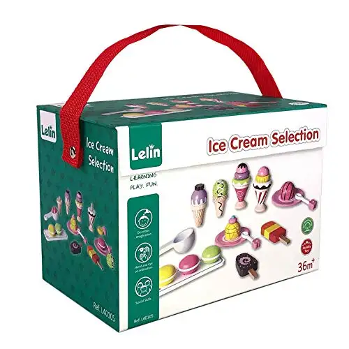 Lelin L40105 25-teiliges Eiscreme-Auswahl-Set, Mehrfarbig, 18.5 x 12 x 14 Centimeters — 14