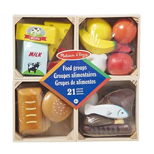 Melissa and Doug Holz Lebensmittel Kinderküche Zubehör Holz | Spielküche Zubehör Holz & Kaufladen Zubehör Holz | Küchenspielzeug für Kinder Küchenzubehör | Holzspielzeug Küche Kinder ab 2 Jahre — 16