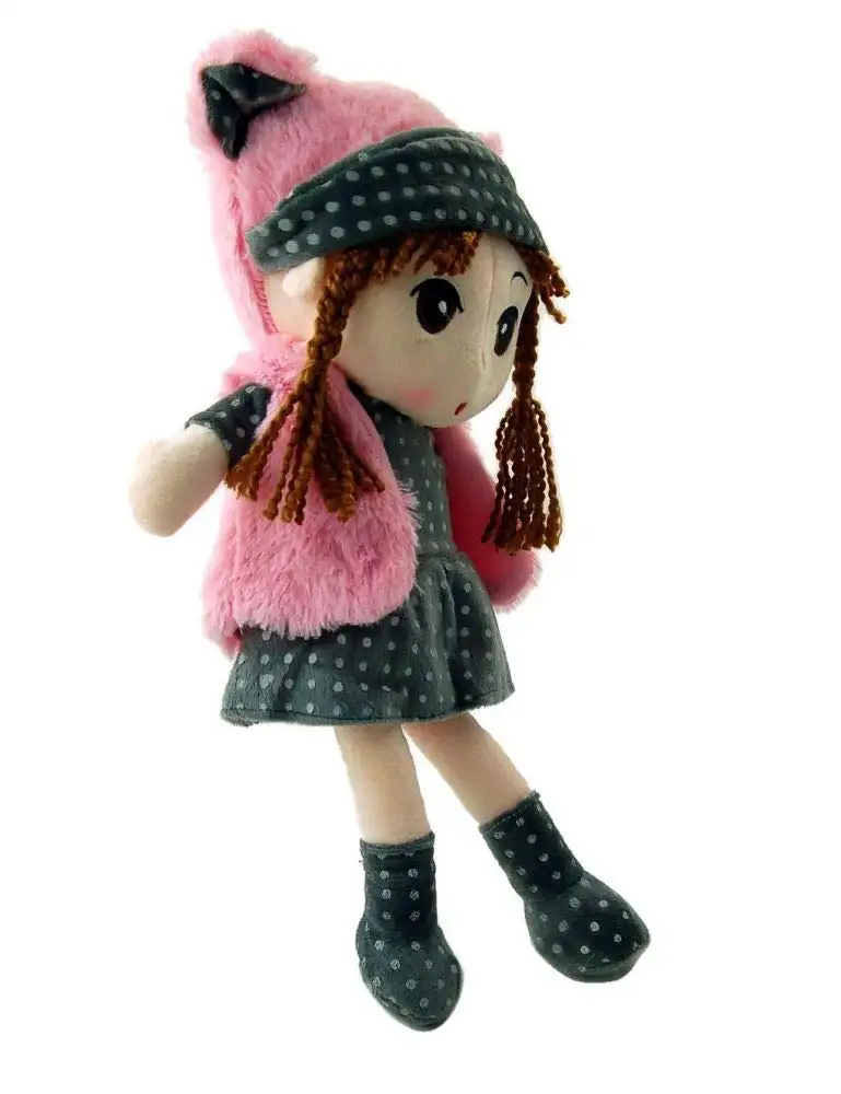 Fluffy Colours Weichpuppe Pola Stoffpuppe Kuschelpuppe Schmusepuppe Spielpuppe Stoff Puppe — 7