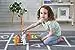 adam toys Kegelspiel für Kinder, 6 Kegel, 2 Bälle - Bowling-Set für Kinder, Waldtier-Figuren - Bemaltes Holz - Spielzeug ab 3 Jahre - Outdoor, Indoor - Kinderball, Geburtstag, Geschenk — 24