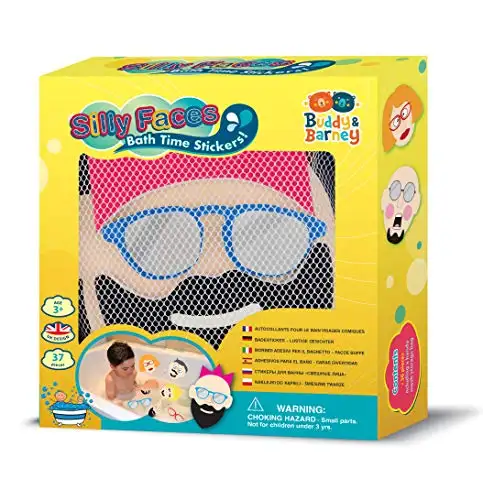 Buddy & Barney BB007 Silly Faces Bath Stickers, 24 x 5 x 26 Centimeters — 2