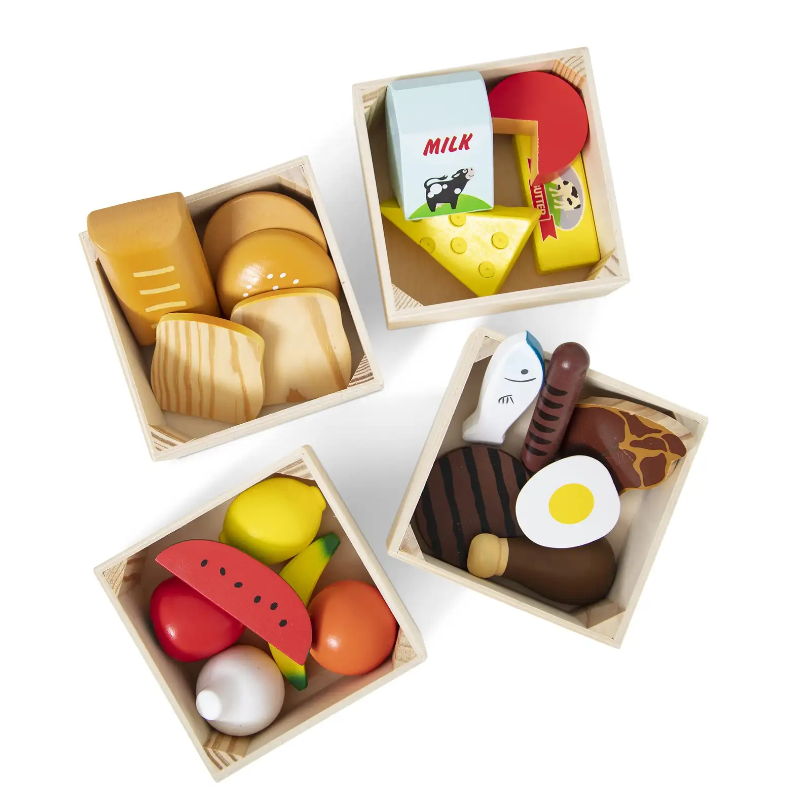 Melissa and Doug Holz Lebensmittel Kinderküche Zubehör Holz | Spielküche Zubehör Holz & Kaufladen Zubehör Holz | Küchenspielzeug für Kinder Küchenzubehör | Holzspielzeug Küche Kinder ab 2 Jahre — 12