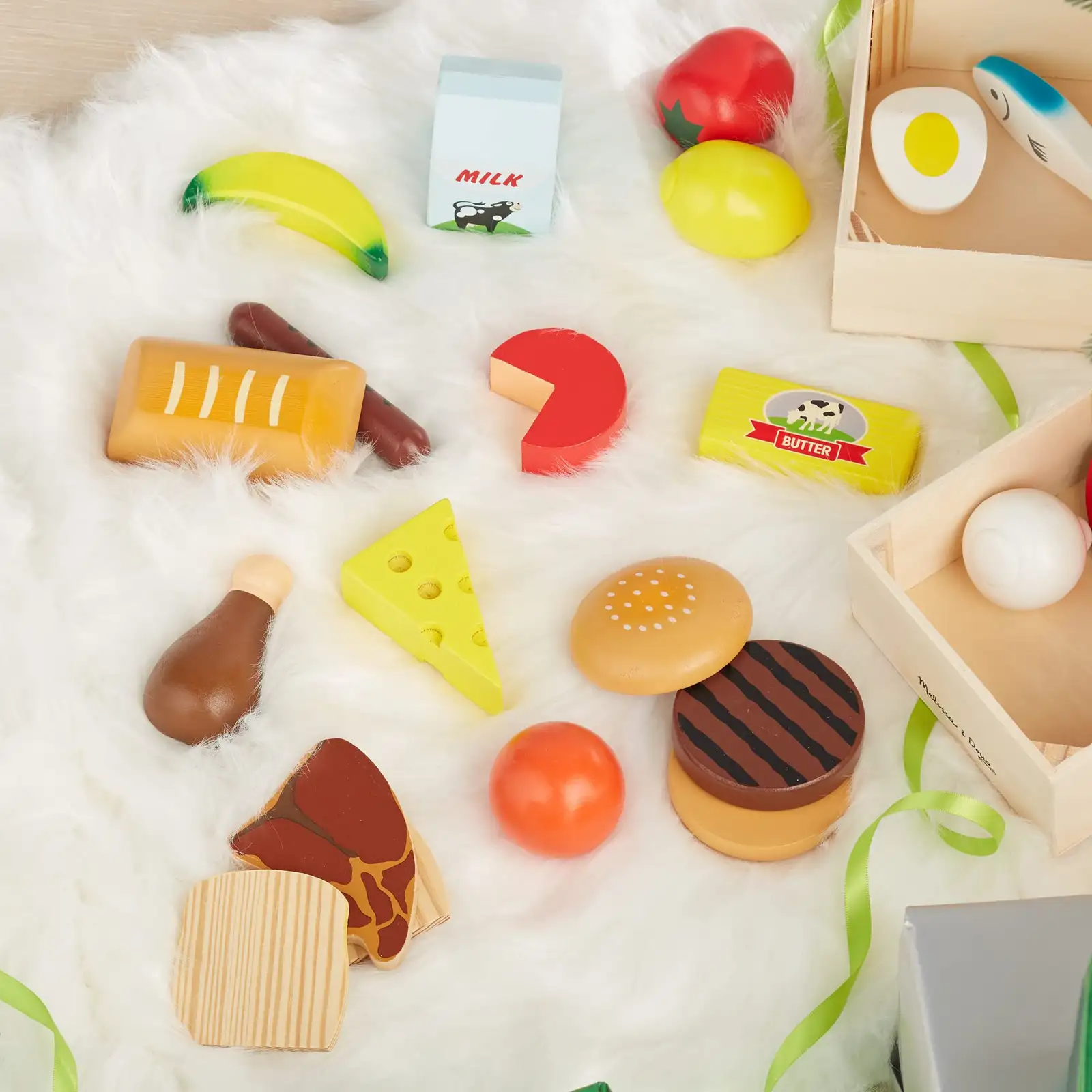 Melissa and Doug Holz Lebensmittel Kinderküche Zubehör Holz | Spielküche Zubehör Holz & Kaufladen Zubehör Holz | Küchenspielzeug für Kinder Küchenzubehör | Holzspielzeug Küche Kinder ab 2 Jahre — 24