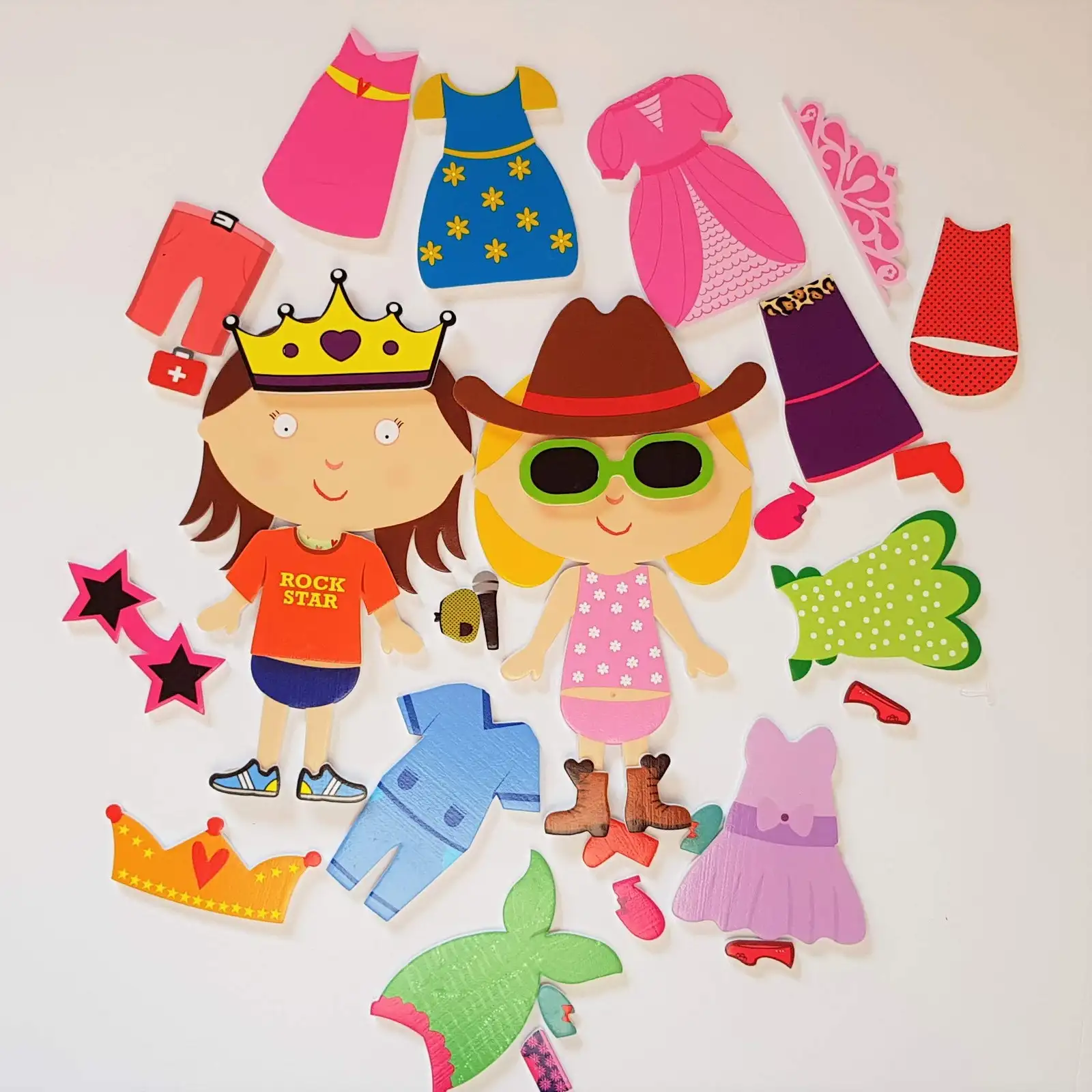 Buddy & Barney , Fancy Dress Bath Stickers Bath time Toy Fun for Kids - 36 Pieces BB048