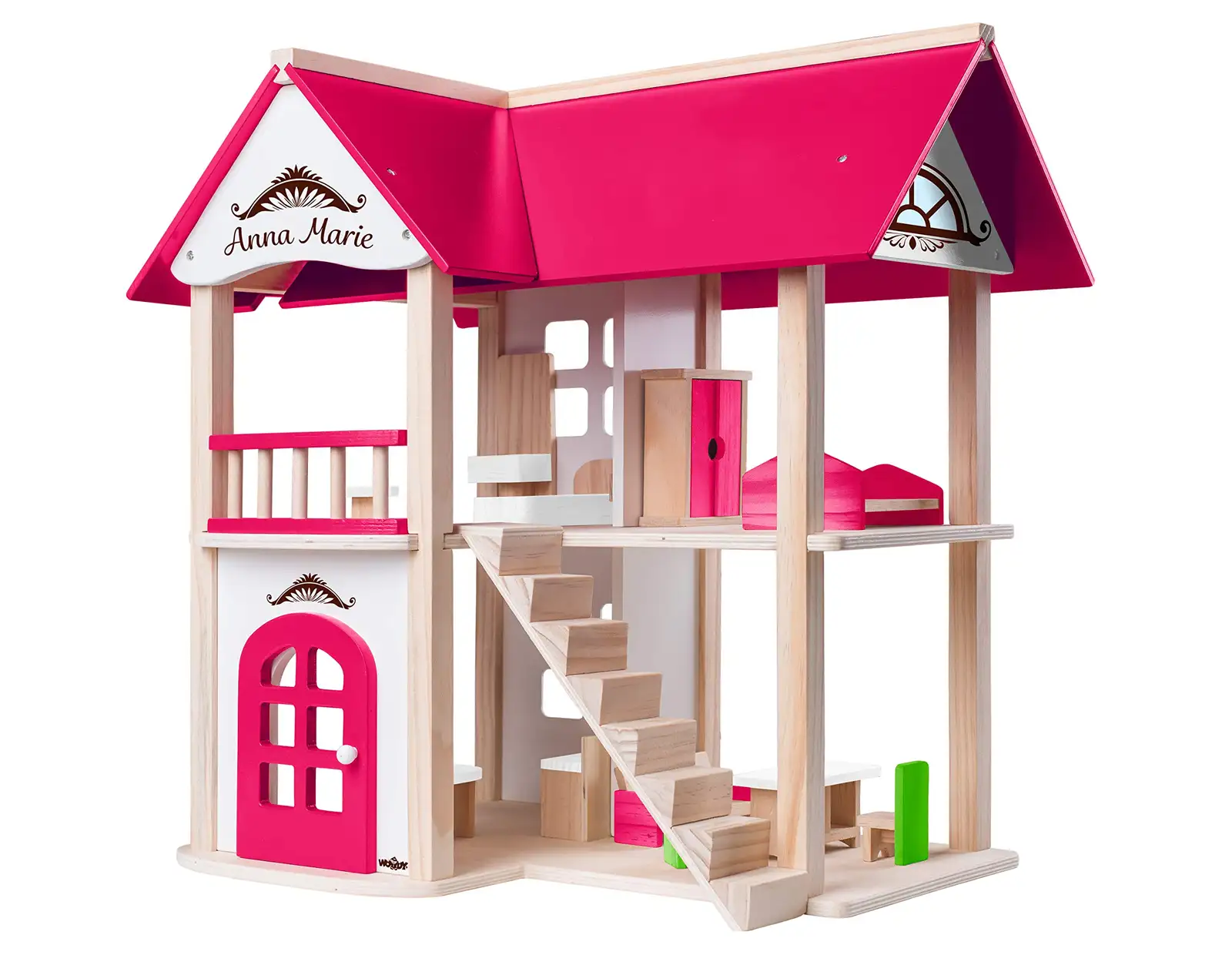 Hape International Woody Woodyland_102191874 Puppenhaus, Mehrfarbig — 4