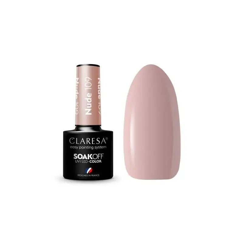109 Nude UV Nagellack 5 ml Claresa