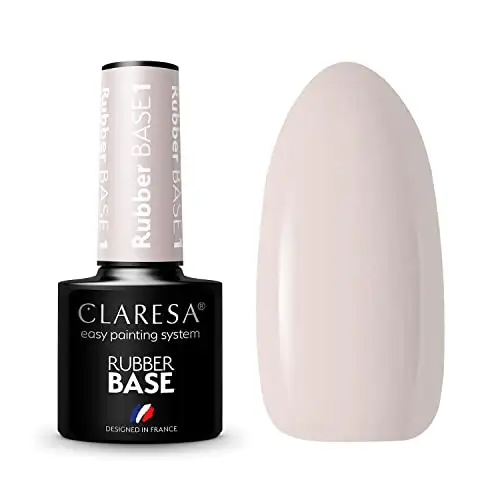 Claresa UV Rubber Base Manicure Pedicure Nr 01-21 Halbtransparent 5ml — 2