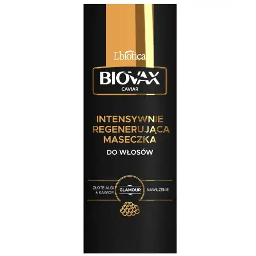 Biovax Glamour Caviar Intensivmaske Goldene Algen & Kaviar 150ml — 2