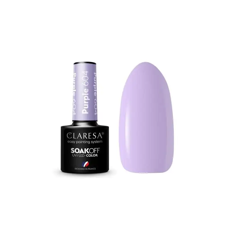 604 Purple UV Nagellack 5 ml Claresa