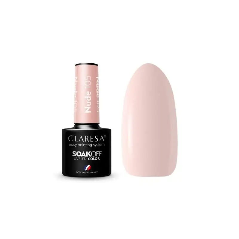 105 Nude UV Nagellack 5 ml Claresa