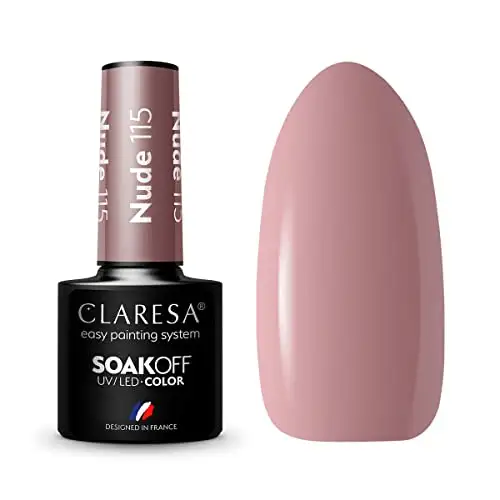 115 Nude UV Nagellack 5 ml Claresa — 2