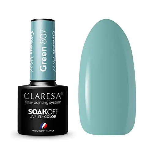 807 Green UV Nagellack 5 ml Claresa — 2