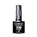 Claresa Top Glitter No Wipe Überlack innovativ UV LED Top Coat für Hybrid Nagellack Glänzendes Finish, Schützt, Transparent with blue dust, 5ml — 3