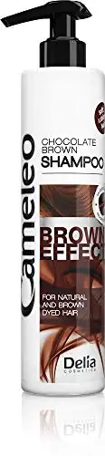 Cameleo - Brown Effect Shampoo - Pflegende, stärkende Behandlung mit Walnuss-Extrakt für natürliches & gefärbtes, Haar - Brünette Tiefe Farbe & Glanz- 250ml — 2