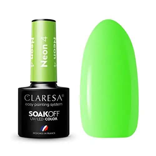 4 Neon UV Nagellack 5 ml Claresa — 2