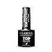 Claresa Top Shine No Wipe Uberlack Innovativ UV LED Top Coat fur Hybrid Nagellack Glanzendes Finish, Transparent mit silbernem Glitter, 5ml — 3