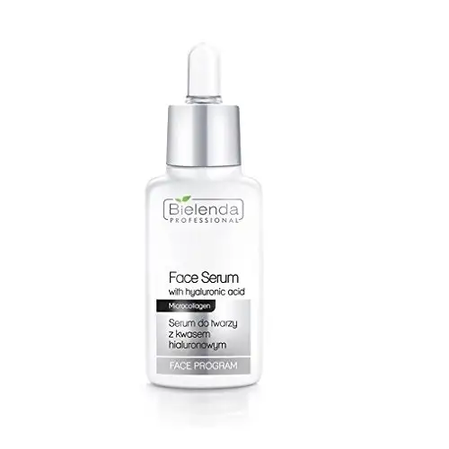 Bielenda Professional Gesichtsserum mit Hialuronsäure – Serum do Twarzy z Kwasem Hialuronowym 30 ml Set mit Stapiz-Haarshampoo 15 ml oder Maske 10 ml