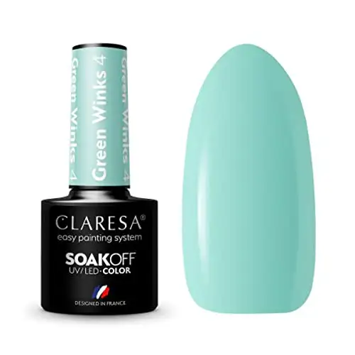 4 Green Weeks UV Nagellack 5ml Claresa — 2
