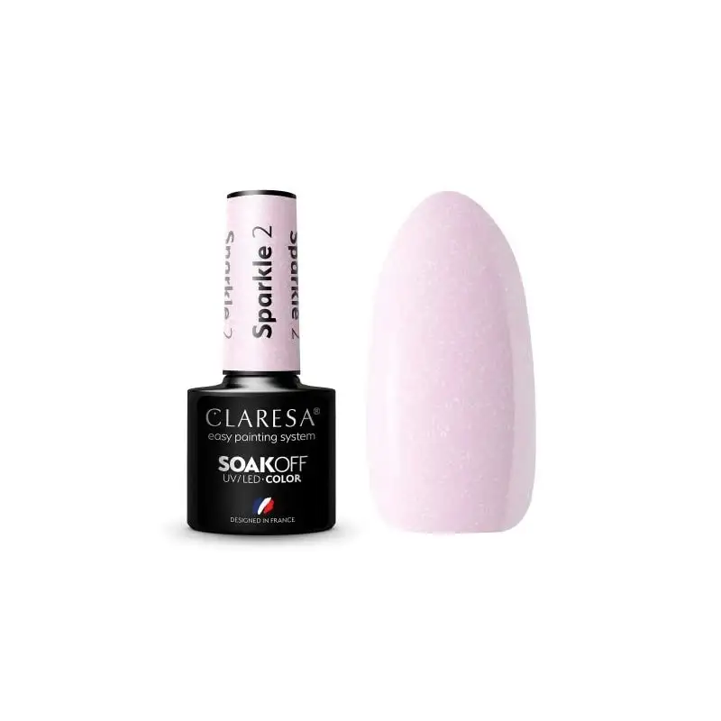 2 Sparkle UV Nagellack 5 ml Claresa