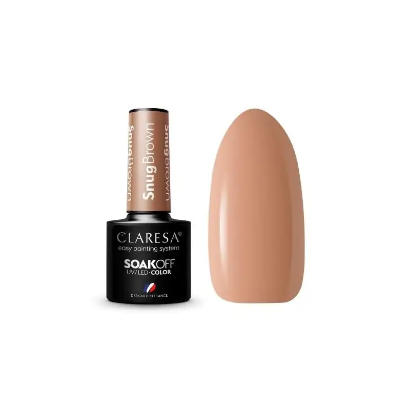Snug Brown UV Nagellack 5 ml Claresa