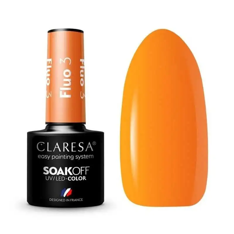 3 Fluo UV Nagellack 5 ml Claresa