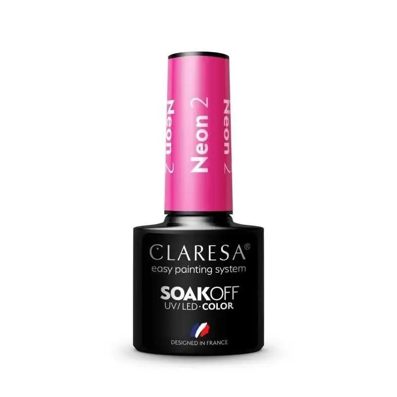 2 Neon UV Nagellack 5 ml Claresa — 5