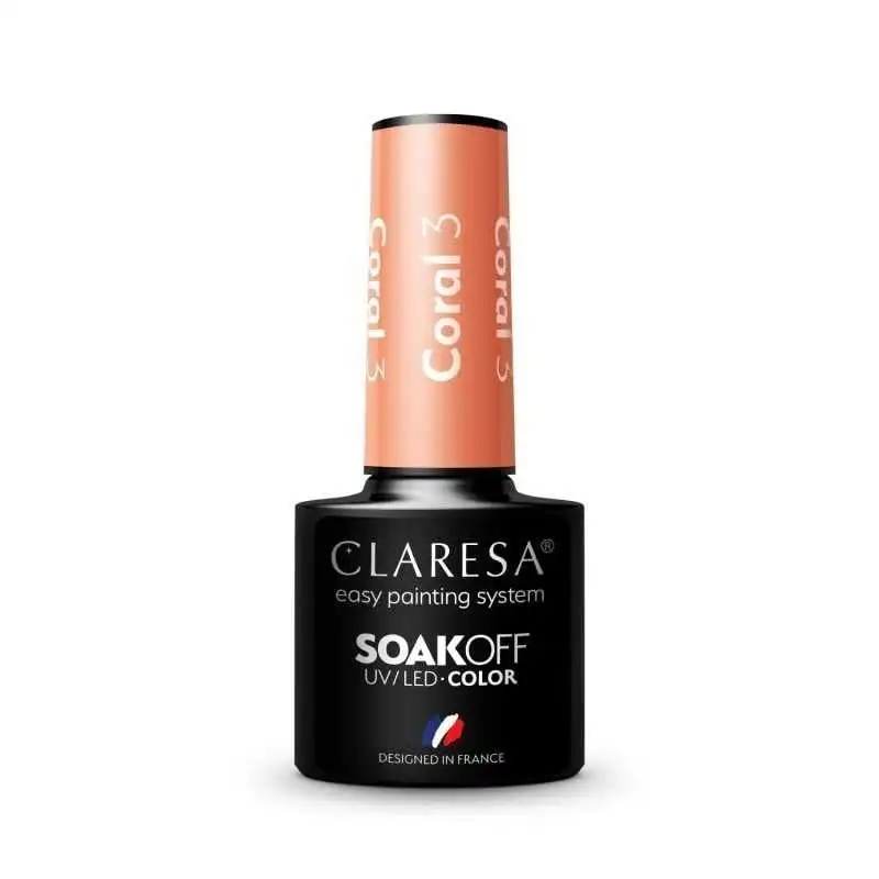 3 Coral UV Nagellack 5 ml Claresa — 9