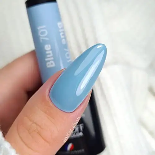 Claresa UV LED Nagellack Collection Hybrid Maniküre Soak Off Nail Polish, Farbe Blau, Nr 701, 5ml — 14