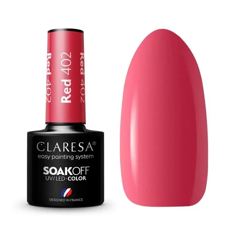 402 Red UV Nagellack 5 ml Claresa