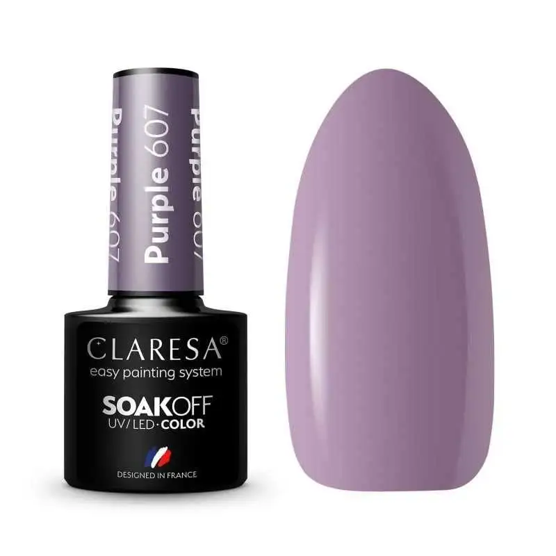 607 Purple UV Nagellack 5 ml Claresa