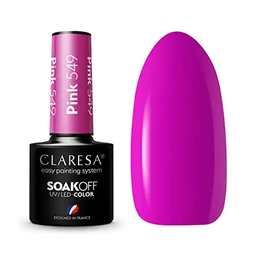 549 Pink UV Nagellack 5 ml Claresa — 2