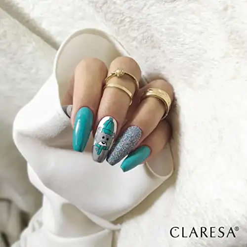Claresa UV LED Nagellack Collection Hybrid Maniküre Soak Off Nail Polish, Farbe Grün, Nr 808, 5ml — 5