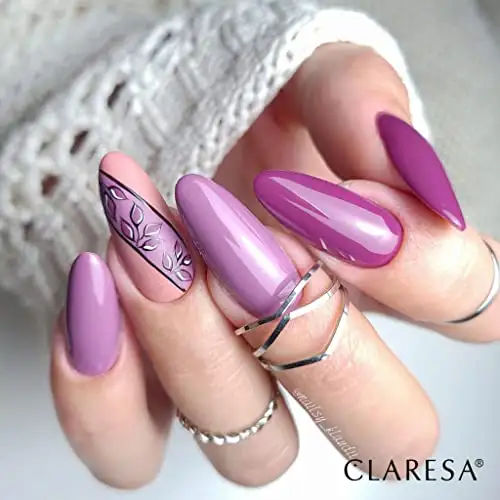 Claresa UV LED Nagellack Collection Hybrid Maniküre Soak Off Nail Polish, Farbe Rosa, Nr 543, 5ml — 5