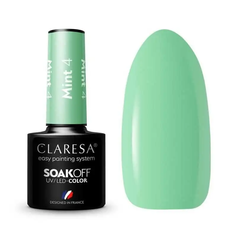 4 Mint UV Nagellack 5 ml Claresa