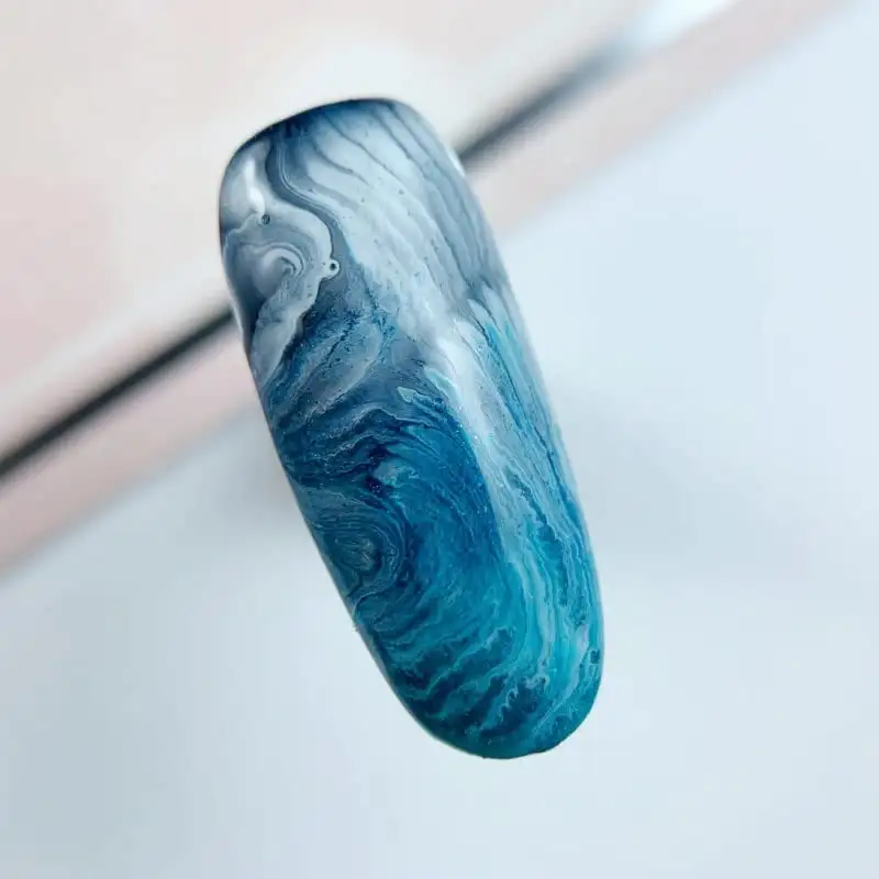 Galaxy Blue UV Nagellack 5 ml Claresa — 3