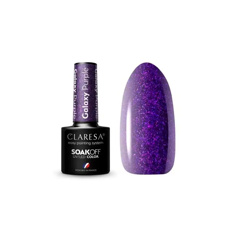 Galaxy Purple UV Nagellack 5 ml Claresa