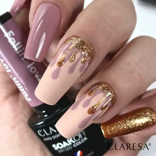 Claresa UV LED Nagellack Collection Hybrid Maniküre Soak Off Nail Polish, Farbe Beige, Nr 3, Fallin Love, 5ml — 5