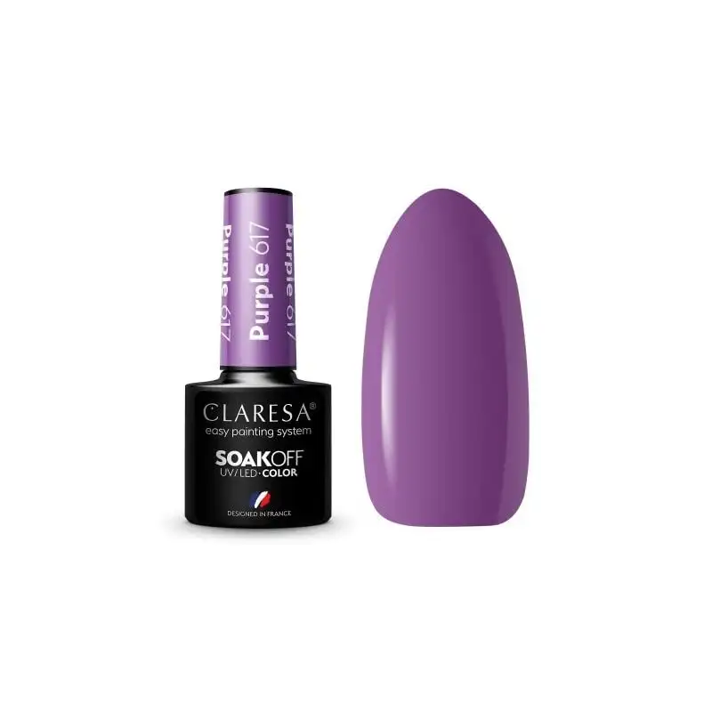 617 Purple UV Nagellack 5 ml Claresa